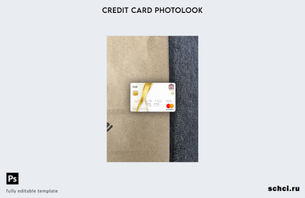 цифровая загрузка Национального банка Судана, шаблон Mastercard Gold Photolook с